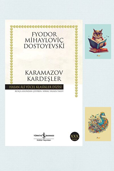 TÜRKİYE İŞ BANKASI KÜLTÜR YAYINLARI Karamazov Kardeşler - Hasan Ali Yücel Kla...