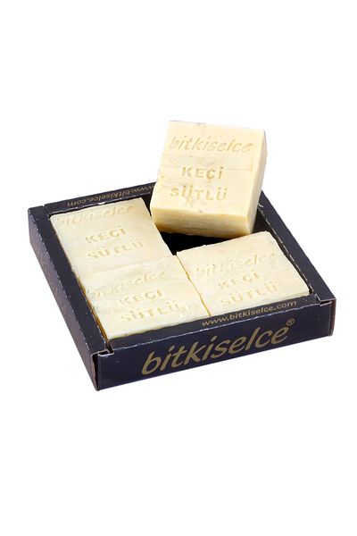 bitkiselce Natural Goat Milk Soap - Handmade Soap that Provides Softness and Moisture to the Skin 450 Gr