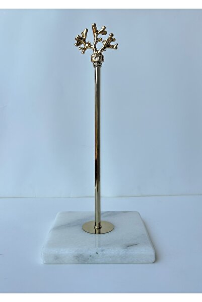 bemdesign حامل مناشف ورقية رول ديكور رخام مربع للحمام - منظم المطبخ - رخام أب...