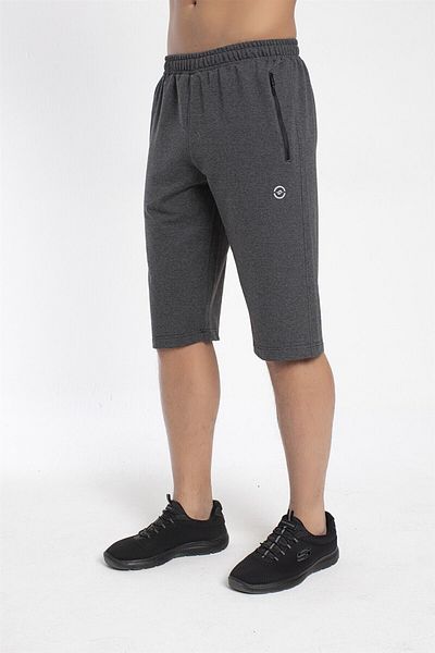 Crozwise Crozwise Cotton Summer Ανδρικό Casual Anthracite Capri - 8037-06