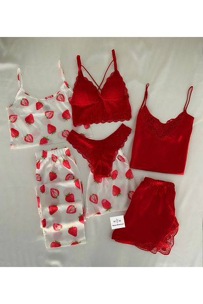 MH Moony Homewears 7-Piece Jagoda Pajama Underwear Dowry Set
