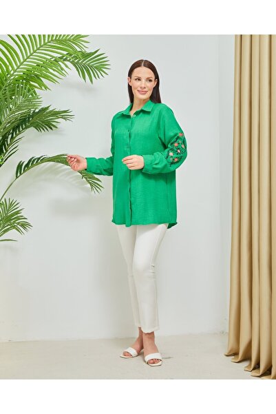 Hilmod Kadın Nakışlı Gömlek