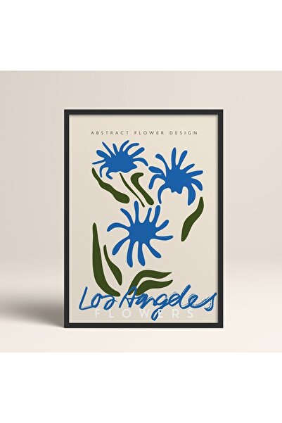 HOMEPACK Crna slika u drvenom okviru, uokviren poster, umetnički moderni zidn...