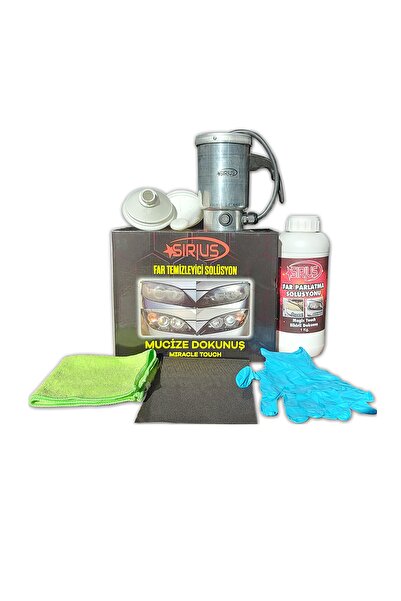SİRİUS Far Parlatma Seti ( Temızleme ) 1 Takım