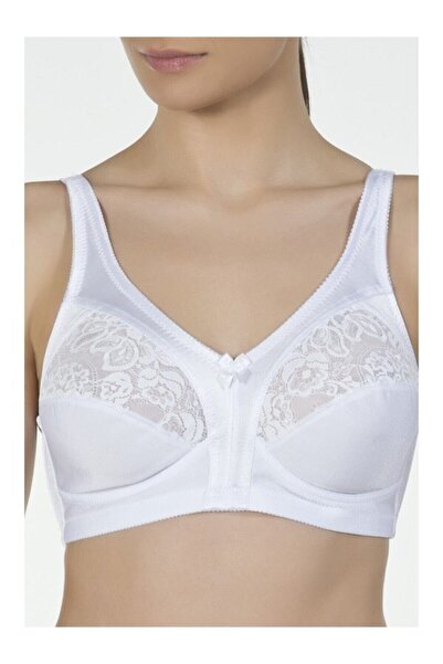Kom Γυναικείο λευκό σουτιέν Barbara