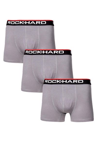 rockhard Ανδρικό Grey Boxer Modal 3 Pack 7010-6