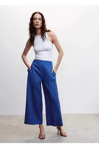 MANGO Woman Pantaloni culotte 100% in
