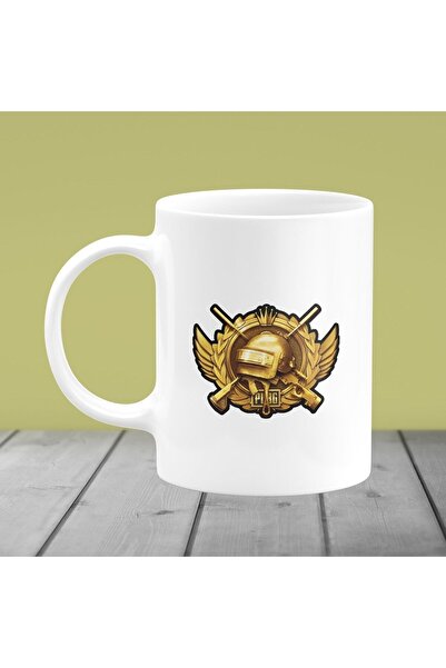 HobiShop White Pubg Printed Mug