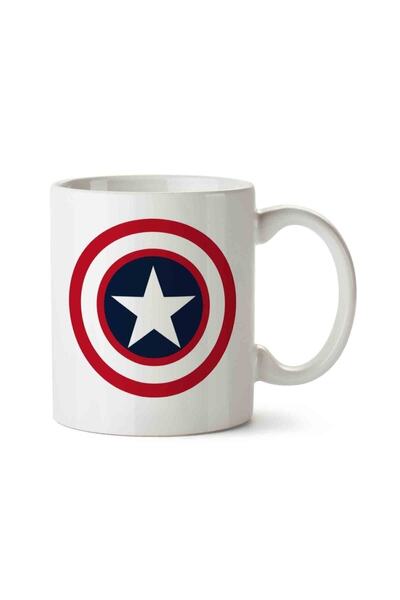 HobiShop Captain America Shield Porcelain Mug