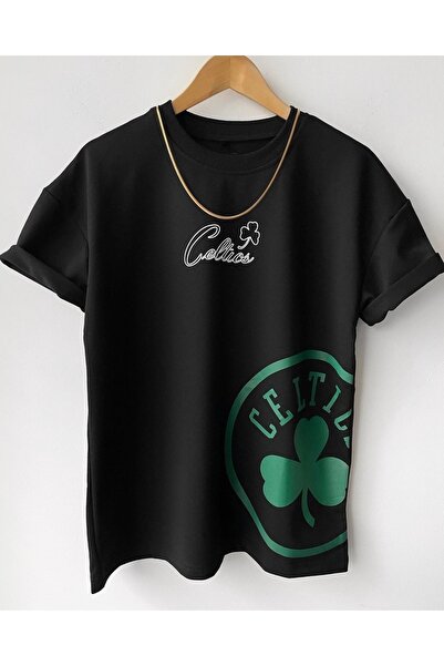 Wolters Outdoors Çocuk Erkek Boston Celtic Oversize Baskılı Pamuklu Bisiklet ...