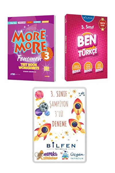 Kurmay ELT More and More 3 Fenomen-Bilfen Ben Türkçe-3'lü Deneme(Bilfen-Merak...