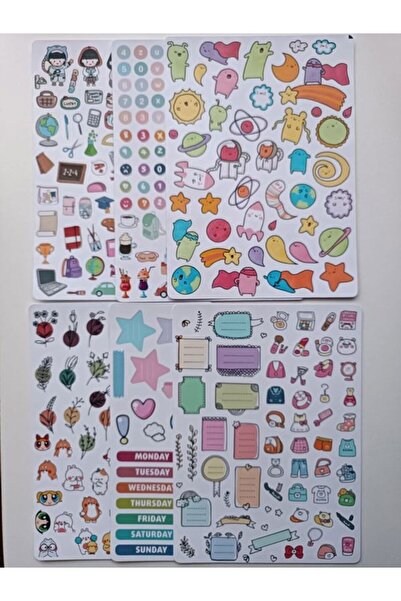 EyER Shoping 400 komada planerskih nalepnica, dnevni red, dnevnik s točkicama...