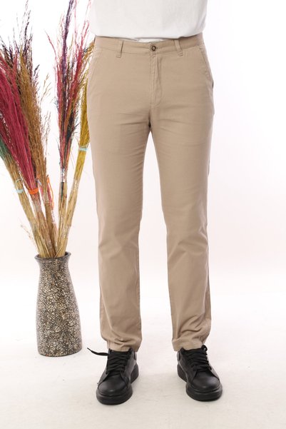 FORE SPORT Chino pipe leg relaxed fit trousers