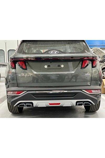 autogp Hyundai Tucson Uyumlu Arka tampon koruması difüzör 2021+