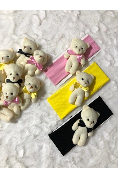 Portakal Bebek WIDE BANDANA WITH BEAR