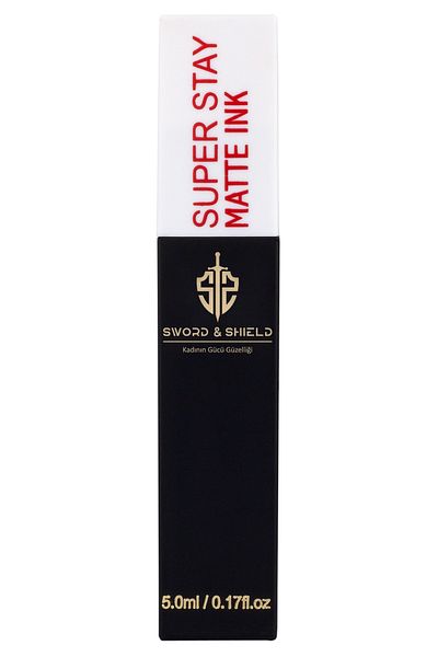 Sword & Shield S&S Matte Brushed Lipstick Black