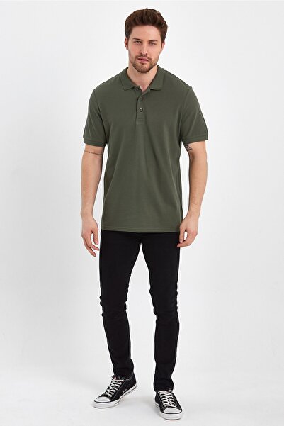 UOMOPARK Ανδρικό μπλουζάκι με κανονική εφαρμογή 2127 Custom Collection Polo Neck