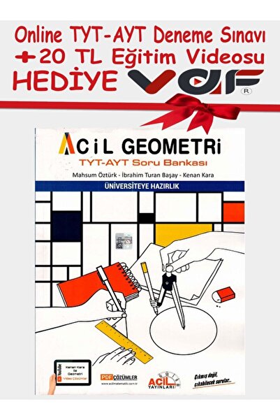 Acil Yayınları Acil Tyt -ayt Geometri Soru Bankası 2023