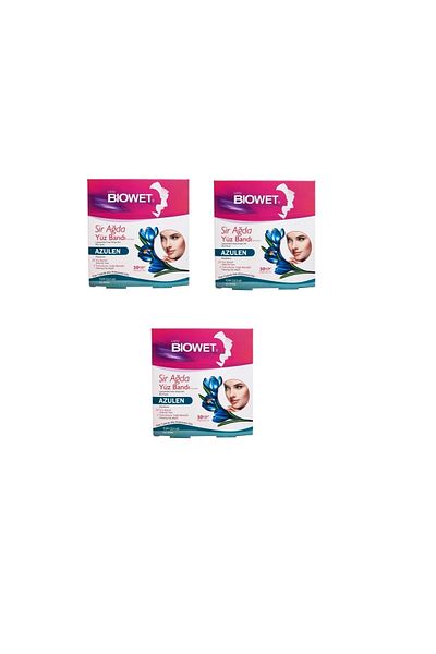 biowet Glaze Waxing Face Patches Azulen 24pcs x 3 Pieces