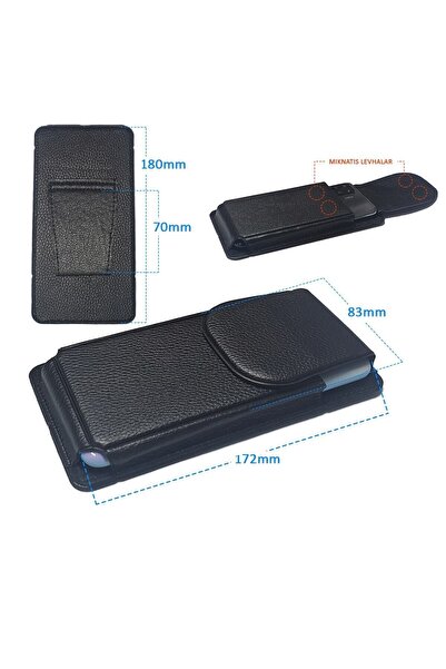 VİZYON Samsung Galaxy Note 20 Ultra - (5g) Kılıfı | Bel Kemer Kılıf Bele Takılan Kapaklı Telefon Kılıfı