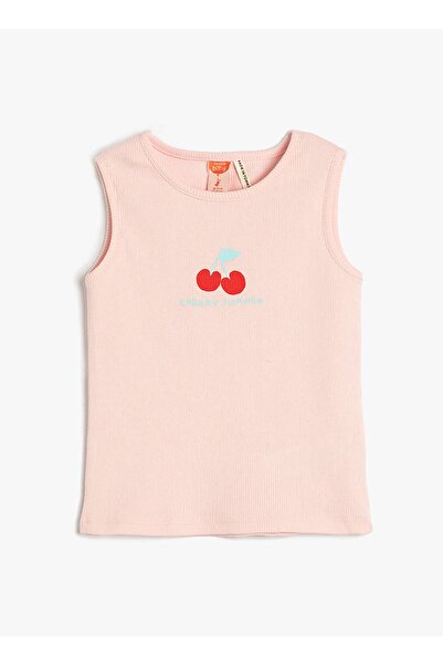 Koton Printed Pink Baby Undershirt 3SMG30022AK