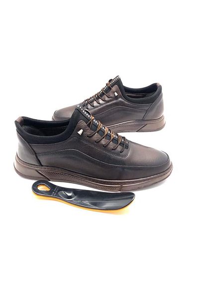 Derilax Large Size Genuine Leather Full Orthopedic Men's Shoes