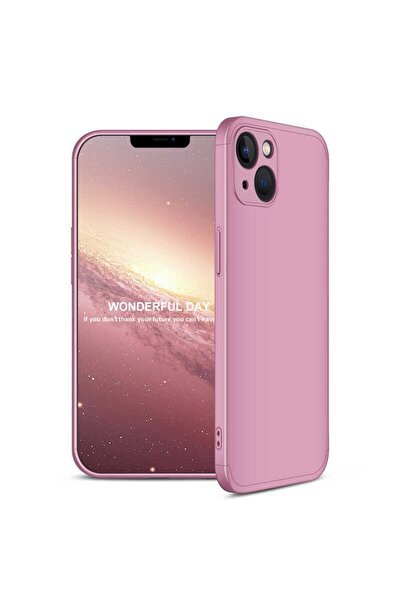 Nezih Case Apple iPhone 13 360 Tam Koruma 3 Parça Slim Sert Silikon Kılıf (Ul...