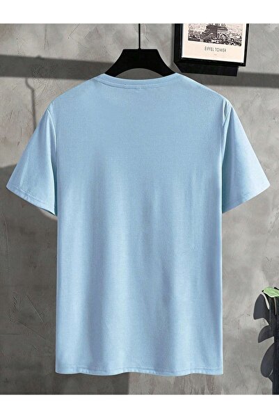 mercoledi Ανδρικό μπλουζάκι Half Skeleton Bear Printed Oversize Casual Boyfirend