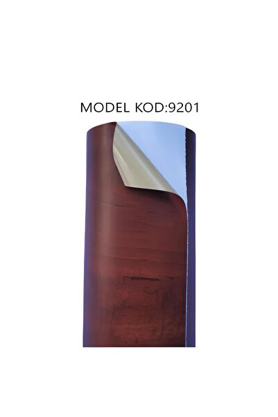 KrcDisplay (61cmx1mt) Ahşap Desen Kendinden Yapışkanlı Kaplama Folyosu Koyu Renk