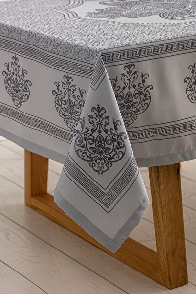 scarlet home collection مفرش طاولة من البوليستر جاكار مقاوم للماء من نيوبلان