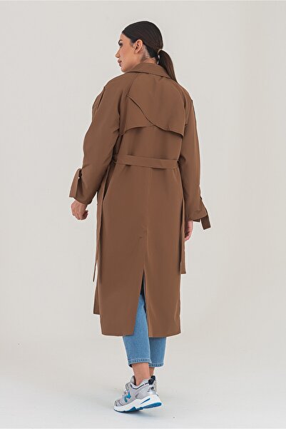 SahraAfra Nidal Trench Coat