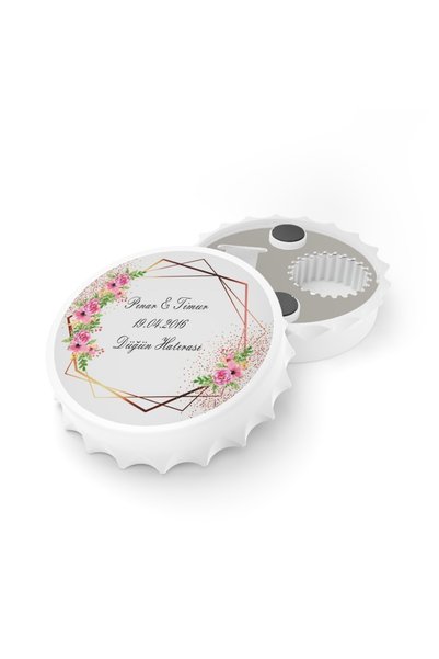 LEYLASER 50 Adet Kapak Açacak Magnet Buzdolabı Süsü, Söz, Nişan, Kına, Nikah,...