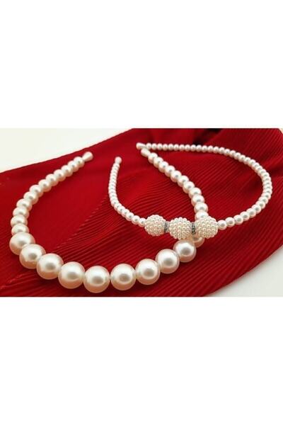 C & T Publishing Set de 2 coroane de maternitate C&t mare + mică cu perle