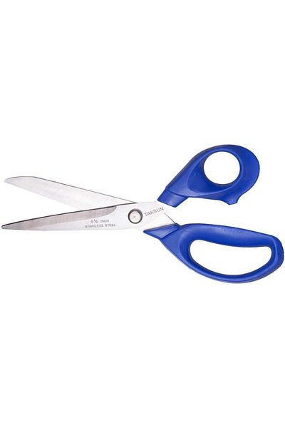 ATMACA TUHAFİYE Steel Tailor Scissors 24 Cm - 9.5 inch Tailor Scissors - Fabric Scissors - BLUE