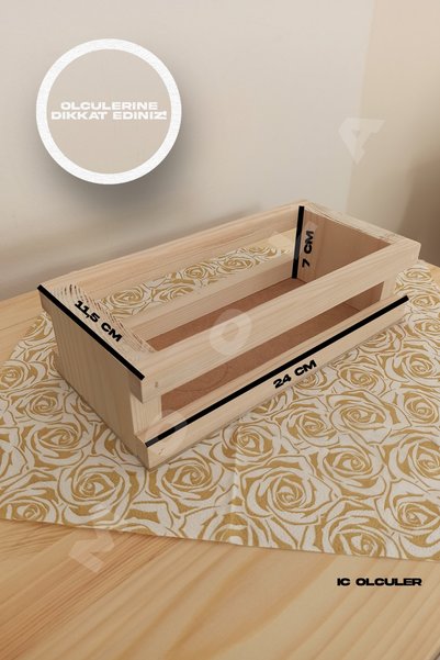 Moola Decorative Wooden Bathroom Kitchen Organizer Organizer Case