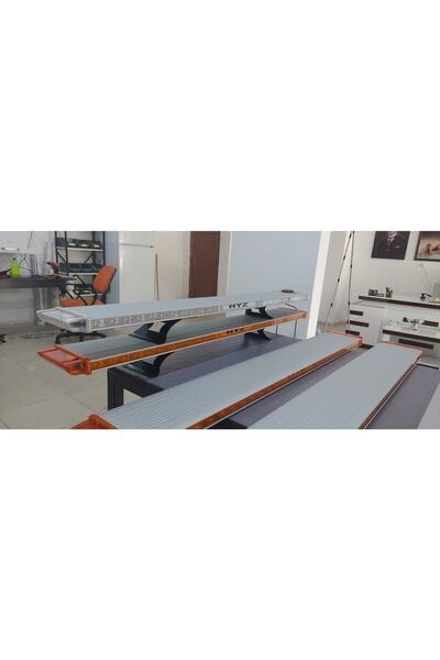 mısırlı grup 140 CM ALİMİNYUM GÖVDE SARI SARI TEPE LAMBASI ŞEFAF CAMLI 12 MODLU UZAKTAN KUMANDALI