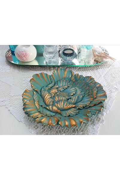 morlalem m 3 Boyutlu Büyük Gül çiçek 27cm Masa, Duvar Süsü Silikon Kalıp K-1020