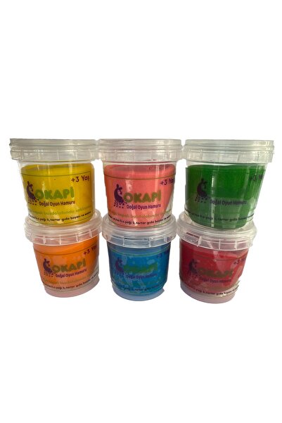 Okapi Ekonomik 6 Renk Doğal Hamur 6lı Renk