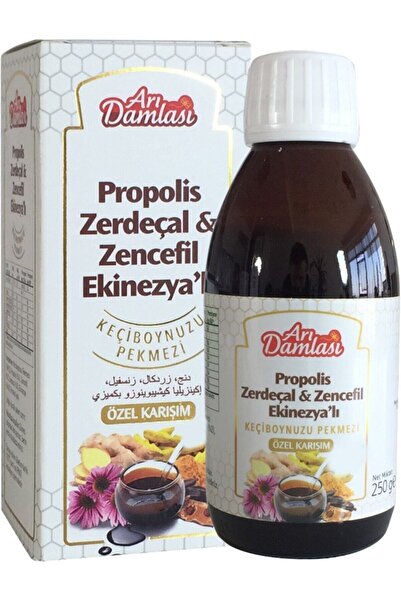 Arı damlası Propolis Zerdeçal Zencefil Ekinezya Lı Keçiboynuzu Pekmezi Özel K...