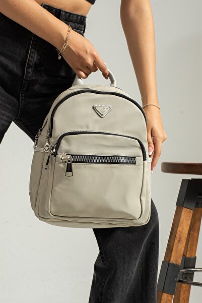 YOGII حقيبة ظهر نسائية يومية متوسطة الحجم من Derbys موديل VIP متعددة الجيوب