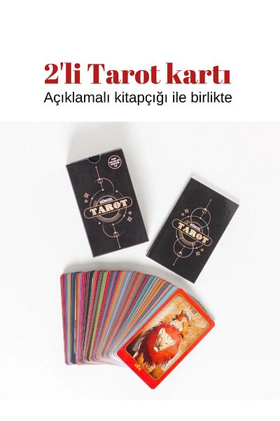printkonsept Pack of 2 Our Current Tarot Cards Capture a Unique Experience with Annotated Booklet