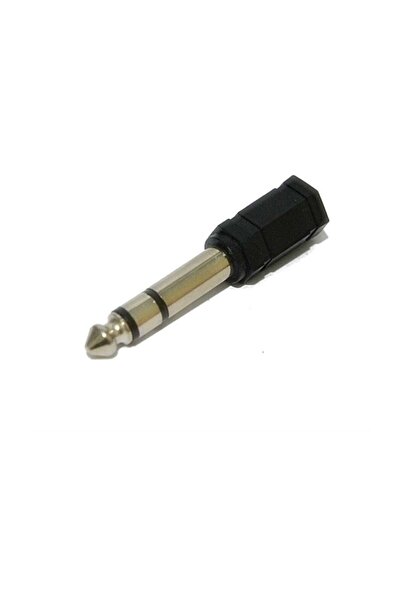 Zxz 6.3 Mm Stereo Erkek 3.5mm Stereo Dişi Adaptör Jak Fişi