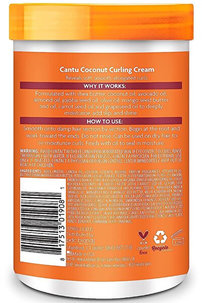 Cantu Shea Butter Coconut Curl Definer Non-Rinse Conditioner 709GR