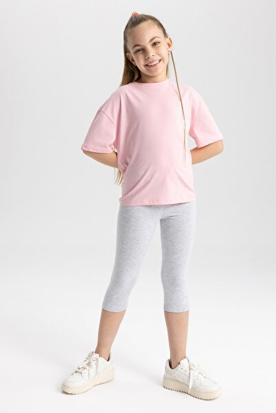 DeFacto Kız Çocuk Kapri Boy Tayt