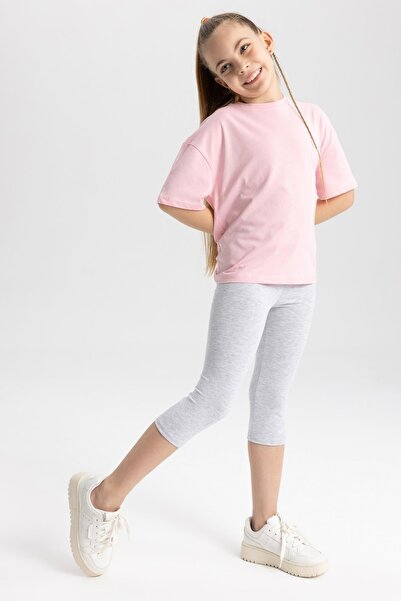 DeFacto Kız Çocuk Kapri Boy Tayt