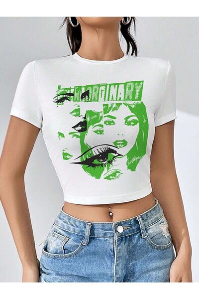 Jose Clothing ΓΥΝΑΙΚΕΙΟ ΛΕΥΚΟ ΕΚΠΤΩΜΕΝΟ ΣΩΜΑ ΚΟΝΤΟΜΑΝΙΚΙ CROP TOP