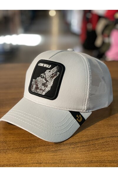 hamze Шапка-кепка Gorin Bros Trucker White Wolf фігурна сітчаста шапка
