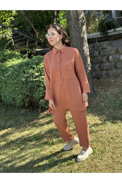 two in sis Ayrobin Set Hijab Set Linen Look Hijab Set