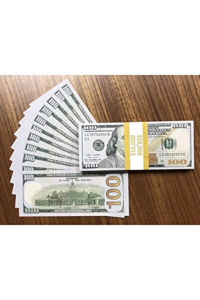 Axe Tools Gerçekci 1. Kalite Gramajlı 10000 Dolar 1 Deste Eğlence Organizasyo...