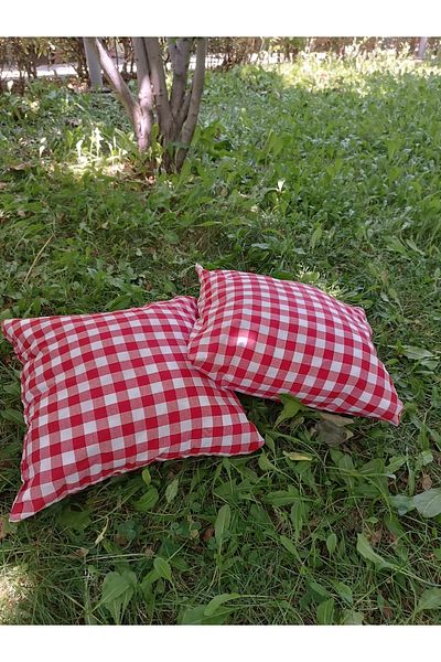 Ayşemce Gingham Tablecloth, 2-pack; Picnic Set.